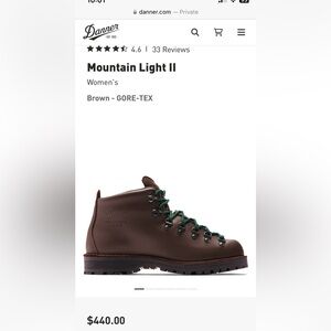 Danner Mountain Lite II, brown, 8